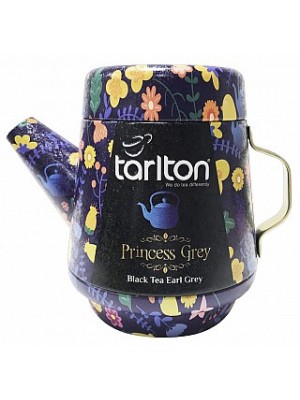 TARLTON Tea Pot Princess Grey Black plech 100g (7086)