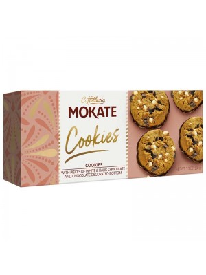 MOKATE cookies with pieces of white chok. 150g
