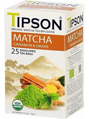TIPSON BIO Matcha cinnamon ginger 25x1,5g (5072)