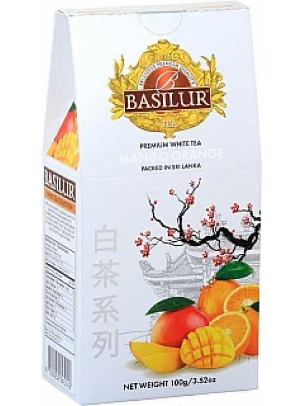 BASILUR White Tea Mango Orange papier 100g (4005)