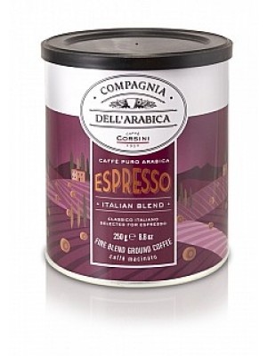 Corsini Espresso Italian Blend Gift Tin Caddy mletá 250g (6224)
