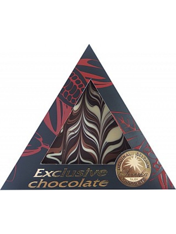 SEVERKA Mliečna čokoláda trojfarebná 50g (9043)