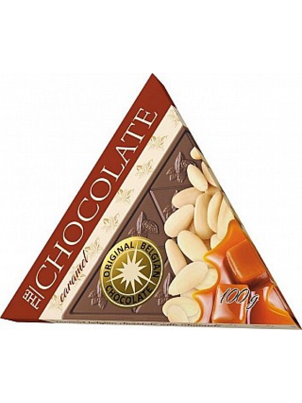 SEVERKA Karamelová čokoláda s mandľami 100g (9063)