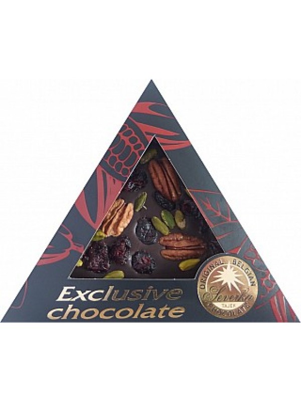 SEVERKA Horká čokoláda s pekanovými orechami a pistáciami 55g (9052)