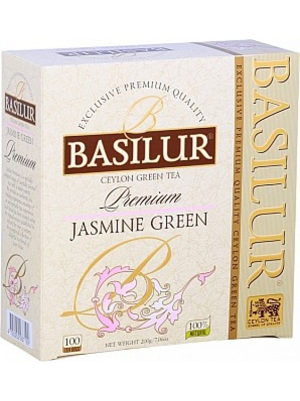 BASILUR Premium Jasmine Green neprebal 100x2g (3895)