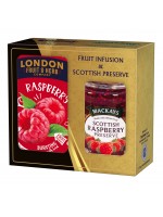 London Fruit & Herb Darčeková sada džem a čaj Raspberry (1112)