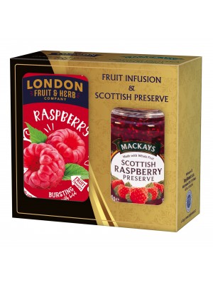 London Fruit & Herb Darčeková sada džem a čaj Raspberry (1112)