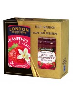 London Fruit & Herb Darčeková sada džem a čaj Strawberry & Vanilla (1113)