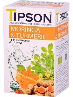 TIPSON Organic Moringa Turmeric 25x1,5g (5063)