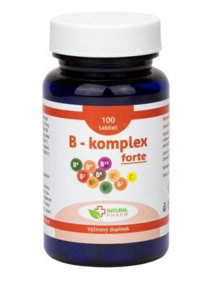 Vitamín B-komplex forte 100ks Natural Pharm