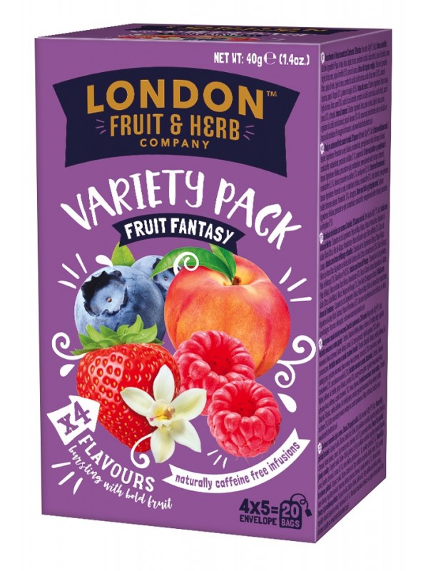 London Fruit & Herb Fruits Variety Pack Fruit Fantasy 20x2g (1212)