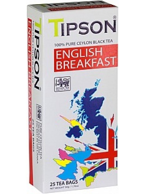 TIPSON English Breakfast neprebal 25x2g (7843)