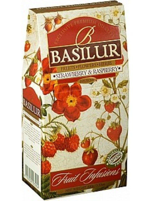 BASILUR Fruit Strawberry & Raspberry papier 100g (4454)