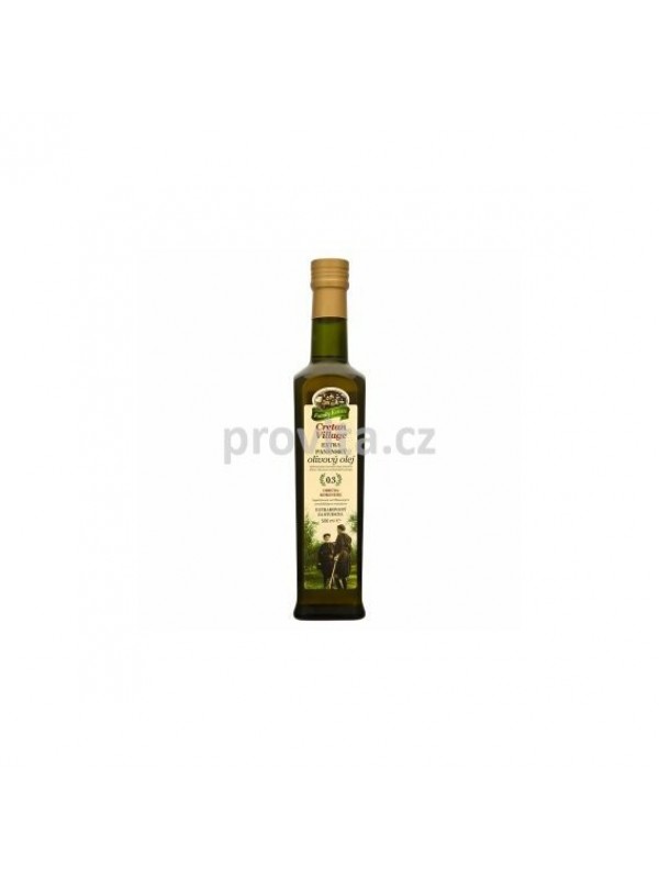 Olej olivový sklo 0,75l CRETAN VILLAGE