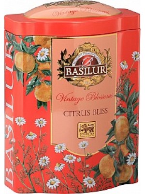 BASILUR Vintage Blossoms Citrus Bliss plech 100g (4284)