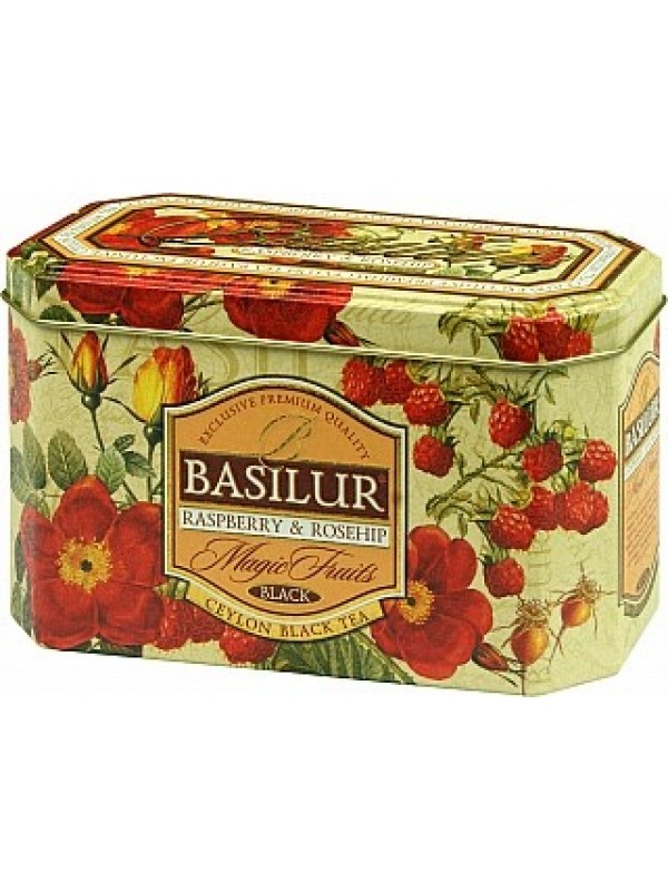 BASILUR Magic Raspberry & Rosehip plech 20x2g (4204)