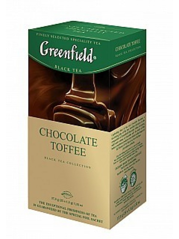 Greenfield Black Chocolate Toffee prebal 25x1.5g (5615)