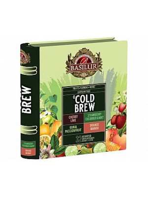 4438 BASILUR Cold Brew Book Assorted plech 32x2g