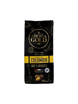 Aroma Gold Black Label Colombia mletá 250g (5716)