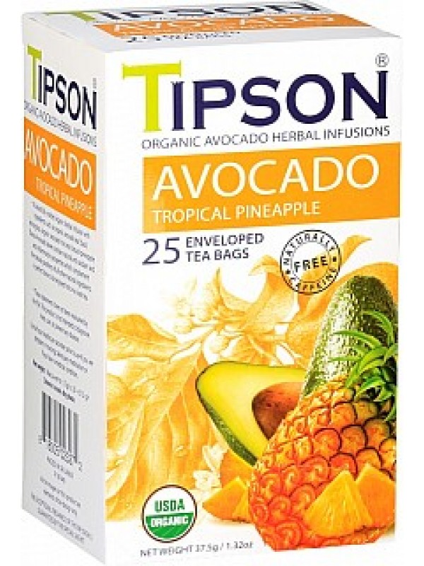TIPSON BIO Avocado Tropical Pineapple prebal 25x1,5g (5032)