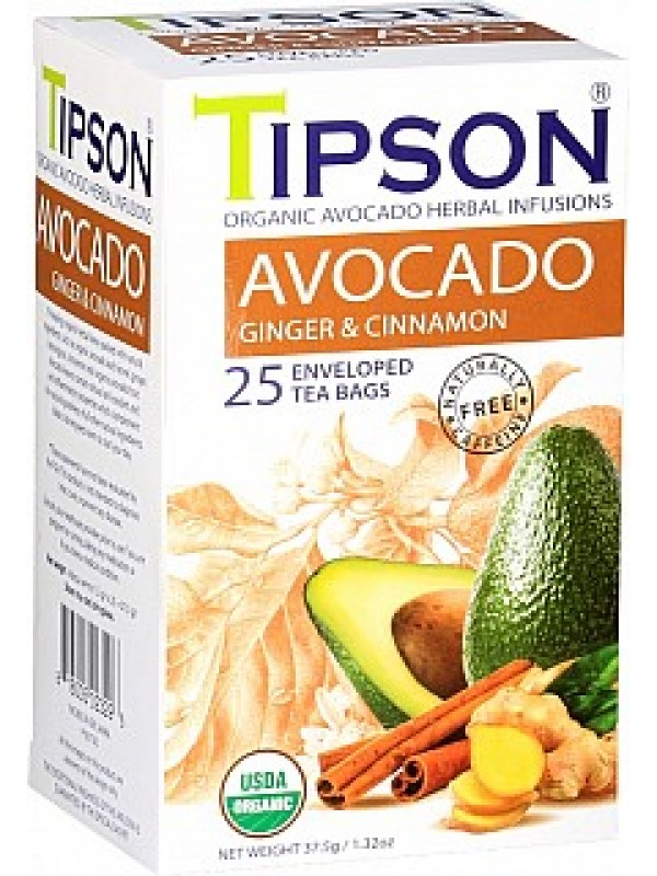 TIPSON BIO Avocado Ginger & Cinnamon prebal 25x1,5g (5033)