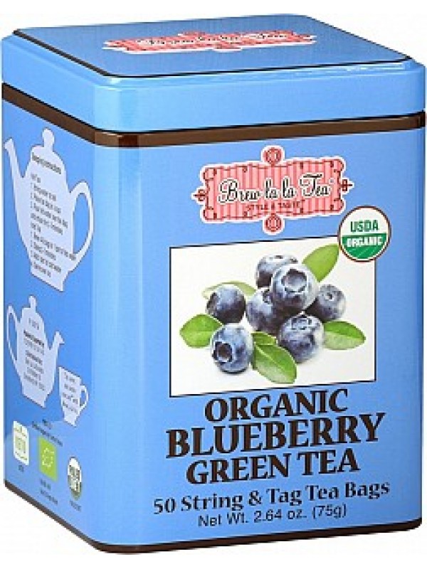BREW LA LA TEA BIO Green Organic Blueberry  50x1,5g (2509)