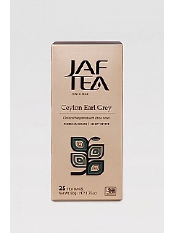 JAFTEA Black Ceylon Earl Grey neprebal 25x2g (2763)