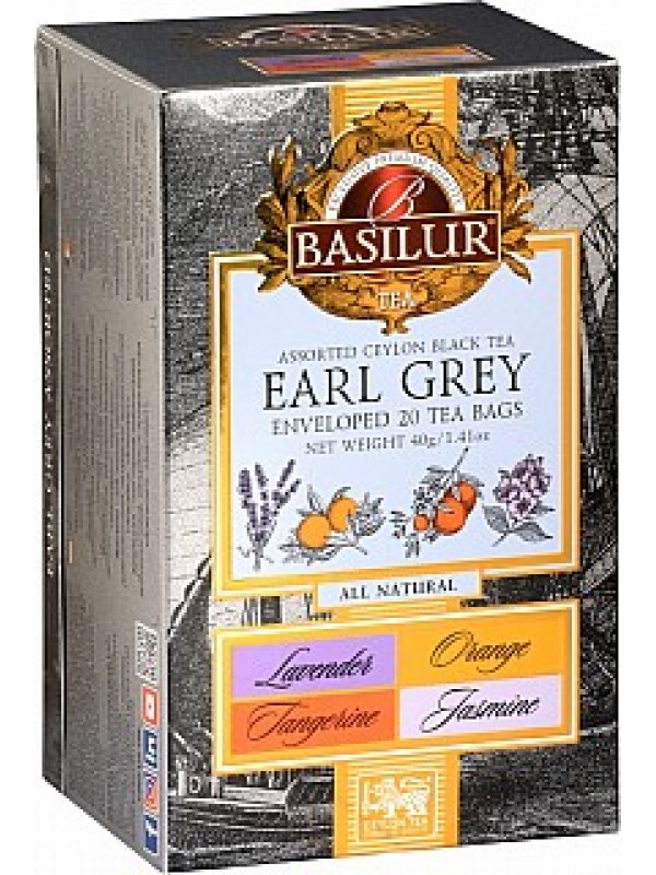 BASILUR All Natural Earl Grey Assorted prebal 20x2g (7740)