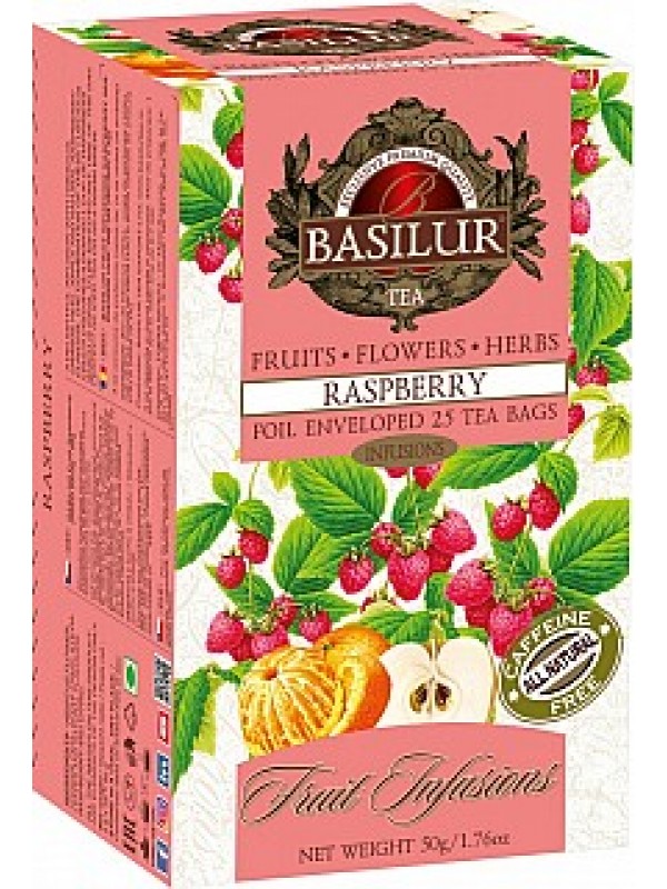 BASILUR Fruit Raspberry prebal 25x2g (4457)