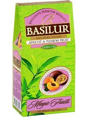 BASILUR Magic Green Apricot & Passion Fruit papier 100g (3802)