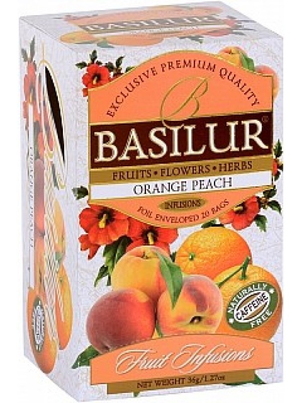 BASILUR Fruit Orange Peach 20x1,8g (4442)