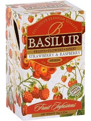 BASILUR Fruit Strawberry & Raspberry 20x1,8g (4447)