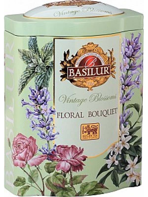 BASILUR Vintage Blossoms Floral Bouquet plech 100g (4282)