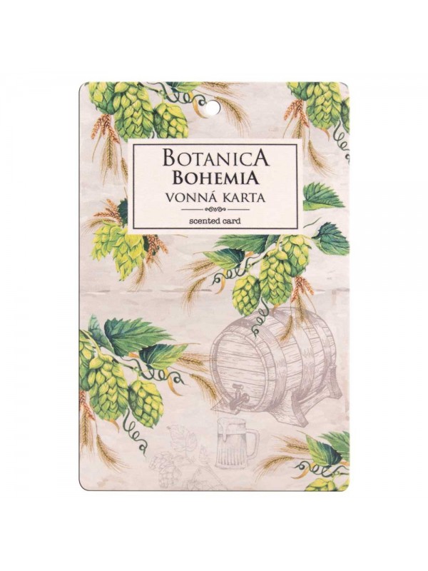 Botanica vonná karta 10,5 x 16 cm – chmeľ (BC 200042)