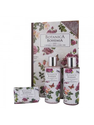 Botanica - gel 200ml, šampon 200ml a mydlo 100g – ruža (BC 190034)