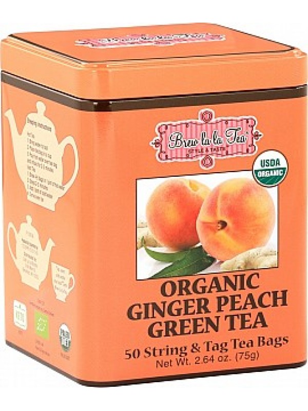 BREW LA LA TEA BIO Green Organic Ginger Peach 50x1 (2514)