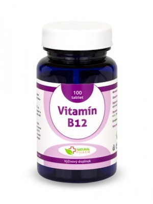 Vitamín B12 tablety 100ks Natural Pharm
