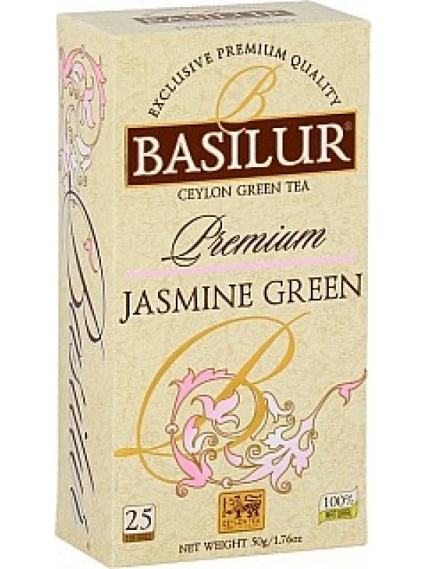 BASILUR Premium Jasmine Green neprebal 25x2g (3885)
