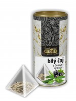VITTO Tubus Biely čaj s čiernou ribezlou pyramida 15x1,5g