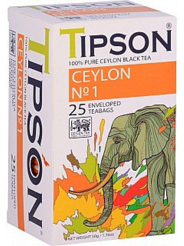 TIPSON Ceylon No.1 prebal 25x2g (7838)