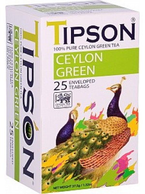 TIPSON Ceylon Green přebal 25x1,5g (7827)
