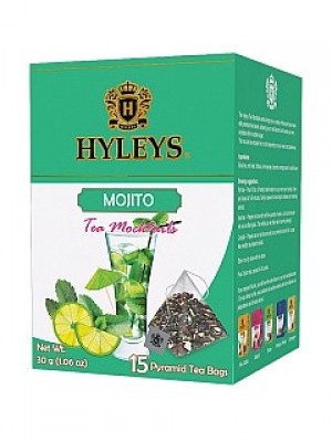 HYLEYS Tea Mocktails Black Mojito Pyramíd 15x2g (2384)
