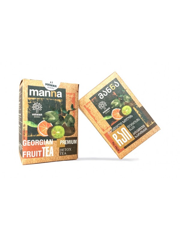 MANNA gruzínský ovocný čaj “DETOX” – sypaný 70g