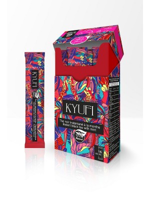 KYUFI Instant Black tea Mint Authentic 15x7,5g (1385)