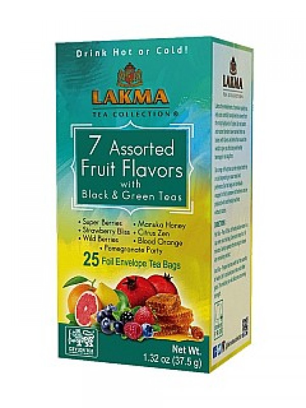 LAKMA Fruit Flavors 7 Assorted prebal 25x1,5g (1365)