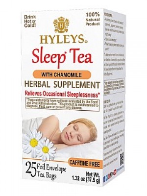 HYLEYS Sleep Tea Herbal Supplement Chamomile prebal 25x1,5g (2375)