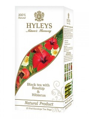 HYLEYS Nature's Harmony Black Rosehip & Hibiscus 25x1,5x (2331)