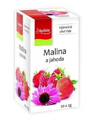 APOTHEKE Malina a jahoda + echinacea 20x2g (0465)