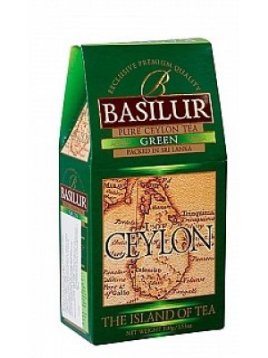 BASILUR Island of Tea Ceylon Green papier 100g (7651)