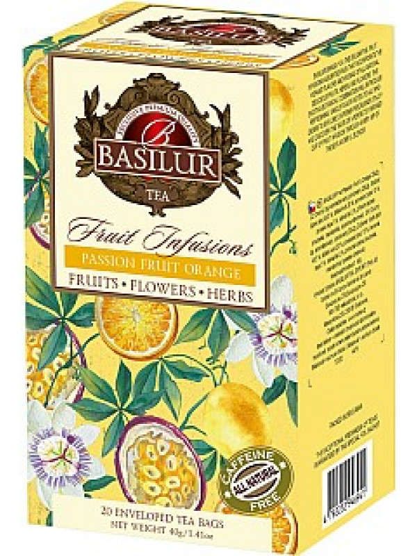 BASILUR Fruit Passion Fruit & Orange prebal 20x2g (4475)